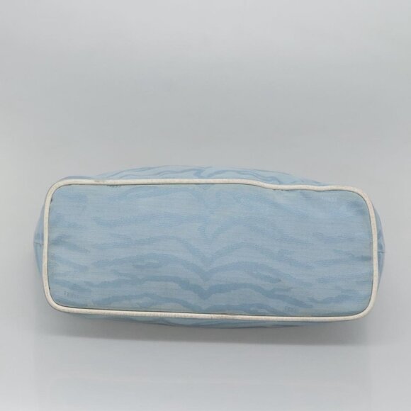 FENDI Tote Bag Canvas Light Blue Auth bs25841 - Picture 6 of 16